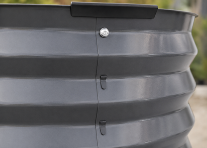 Round Galvanised Raised Garden Bed (90cm x 45cm)