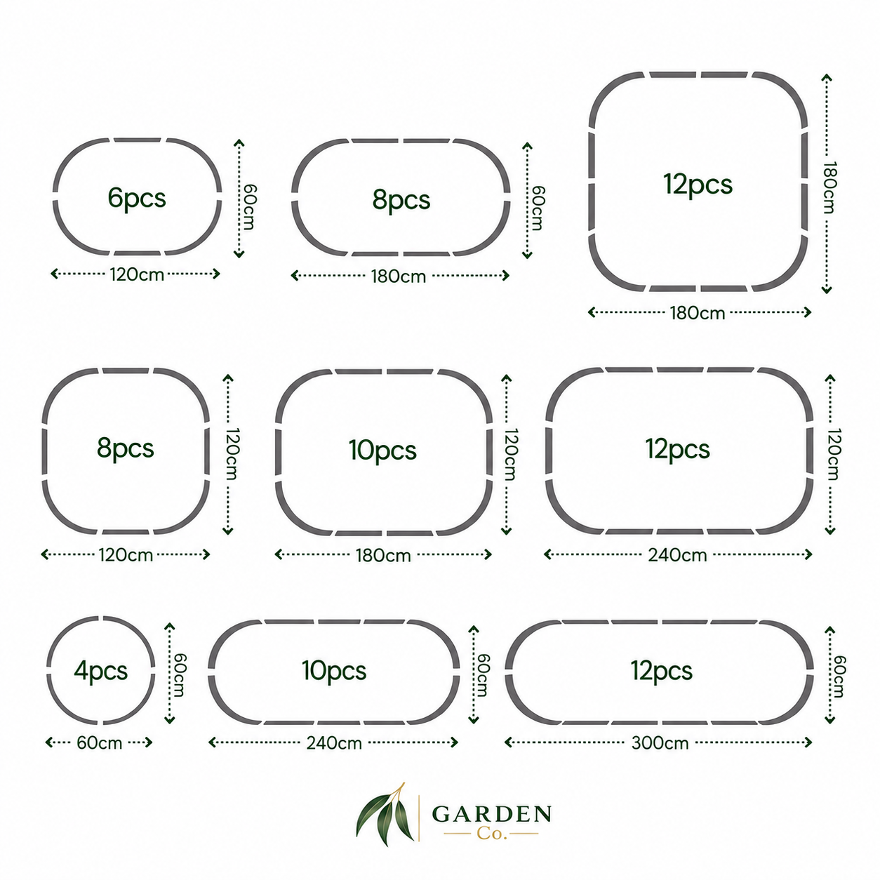 Modular Galvanised Raised Garden Bed (Assorted Dimension Options)